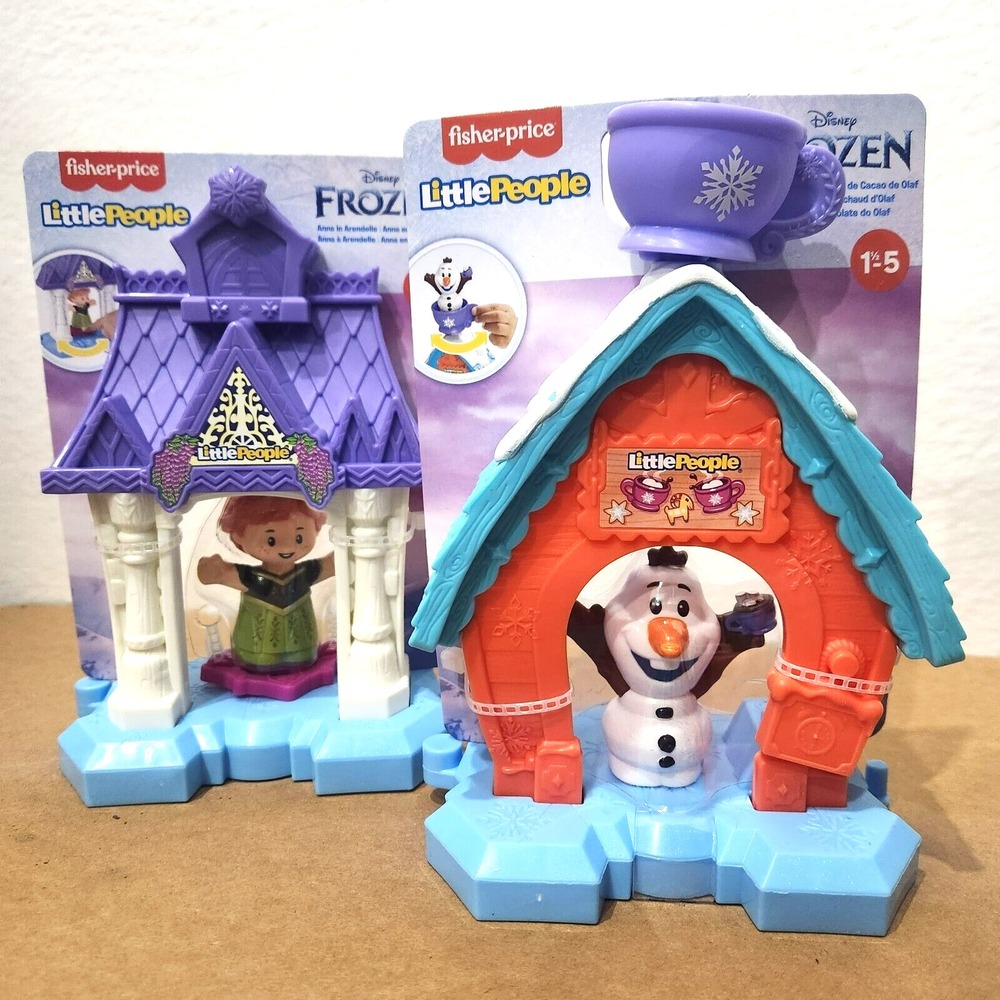 Fisher Price Disney Village Little People Frozen Anna & Olaf Connectable Playset
